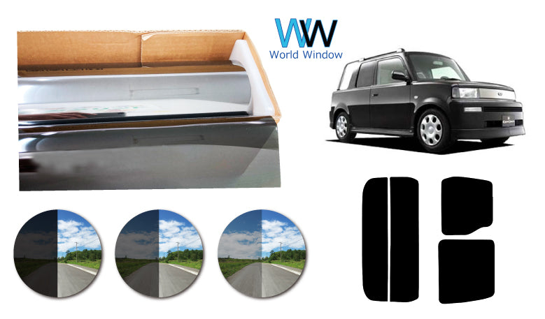 プラススモーク(原着ハードコートタイプ) トヨタ bB (NCP34) カット済みカーフィルム リアセット スモークフィルム 車検対応