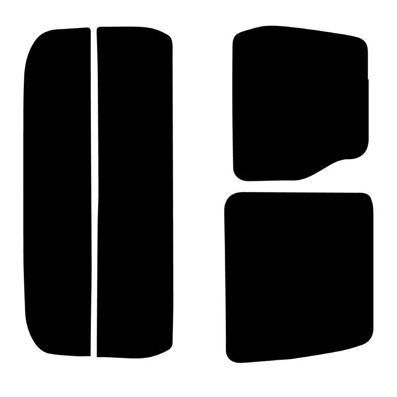 プラススモーク(原着ハードコートタイプ) トヨタ bB (NCP34) カット済みカーフィルム リアセット スモークフィルム 車検対応