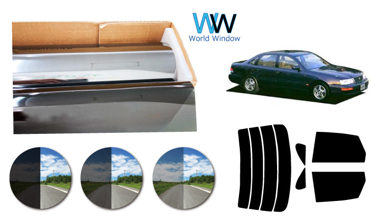 プラススモーク(原着ハードコートタイプ) トヨタ アバロン (MCX10)カット済みカーフィルム リアセット スモークフィルム 車検対応