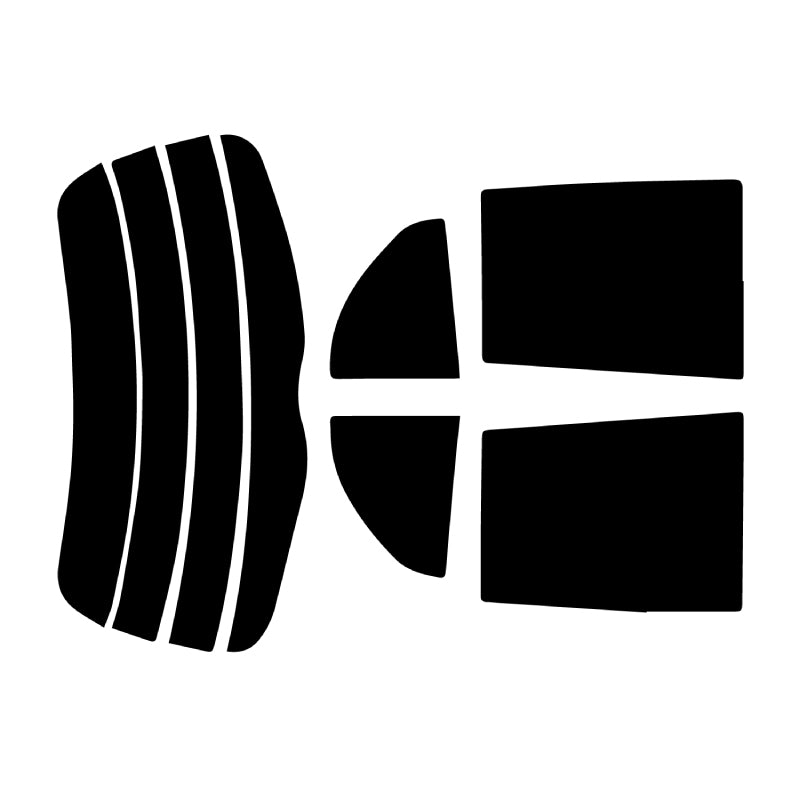 【ノーマルスモーク (ハードコートフィルム) 】 ヴィッツ 5ドア (SCP90/NCP91・95/KSP90) カット済みカーフィルム リアセット スモークフィルム