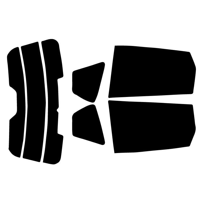 プラススモーク(原着ハードコートタイプ) トヨタ ヴォルツ (ZZE136・137・138)カット済みカーフィルム リアセット スモークフィルム 車検対応