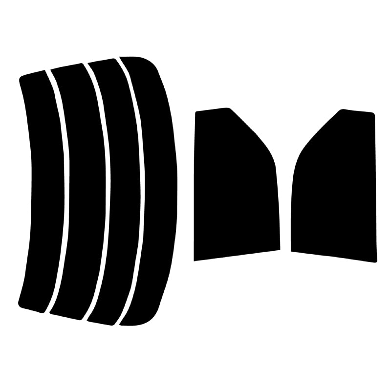 プラススモーク(原着ハードコートタイプ)  トヨタ  カムリグラシア  4ドアセダン (SXV20・25/MCV21)カット済みカーフィルム リアセット スモークフィルム 車検対応