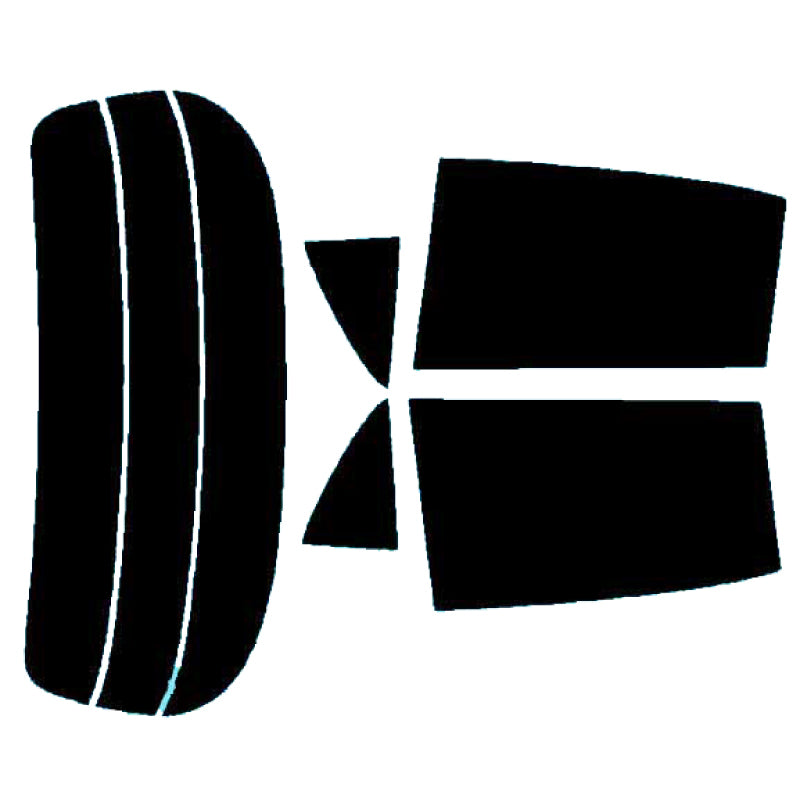 プラススモーク(原着ハードコートタイプ)  トヨタ  カローラランクス  (ZZE122・123・124/NZE121・124)カット済みカーフィルム リアセット スモークフィルム 車検対応