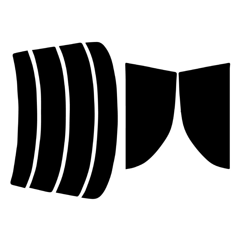 プラススモーク(原着ハードコートタイプ) トヨタ クラウン 4ドアハードトップ (GS141/JZS141・143・145/LS141)カット済みカーフィルム リアセット スモークフィルム 車検対応