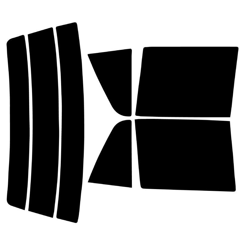 プラススモーク(原着ハードコートタイプ) トヨタ クラウンコンフォート 4ドア (TSS10/YXS10/GXS10)カット済みカーフィルム リアセット スモークフィルム 車検対応