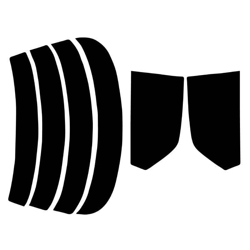 プラススモーク(原着ハードコートタイプ)  トヨタ  クレスタ (LX100/JZX100・101・105/GX100・105)カット済みカーフィルム リアセット スモークフィルム 車検対応