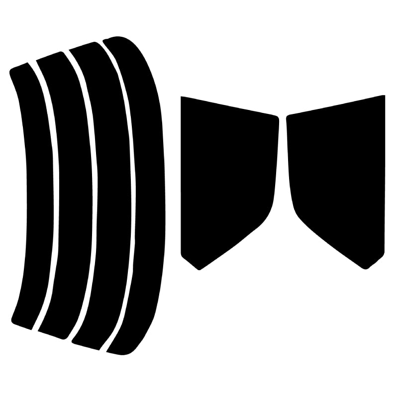 プラススモーク(原着ハードコートタイプ)  トヨタ  クレスタ (SX80/LX80/JZX81/GX81/MX83)カット済みカーフィルム リアセット スモークフィルム 車検対応