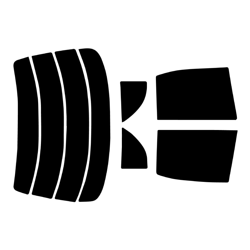 プラススモーク(原着ハードコートタイプ) トヨタ コロナ 4ドアセダン (ST190・191・195/CT190・195/AT190)カット済みカーフィルム リアセット スモークフィルム 車検対応