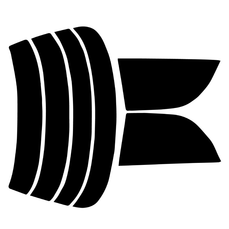 プラススモーク(原着ハードコートタイプ) トヨタ コロナエクシブ 4ドアハードトップ (ST200・201・202・203・205)カット済みカーフィルム リアセット スモークフィルム 車検対応