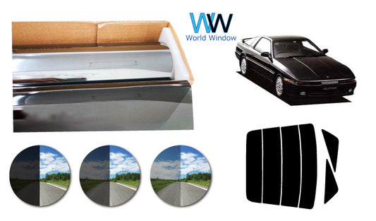 プラススモーク(原着ハードコートタイプ)  トヨタ スープラ  (MA70/JZA70/GA70)カット済みカーフィルム リアセット スモークフィルム 車検対応