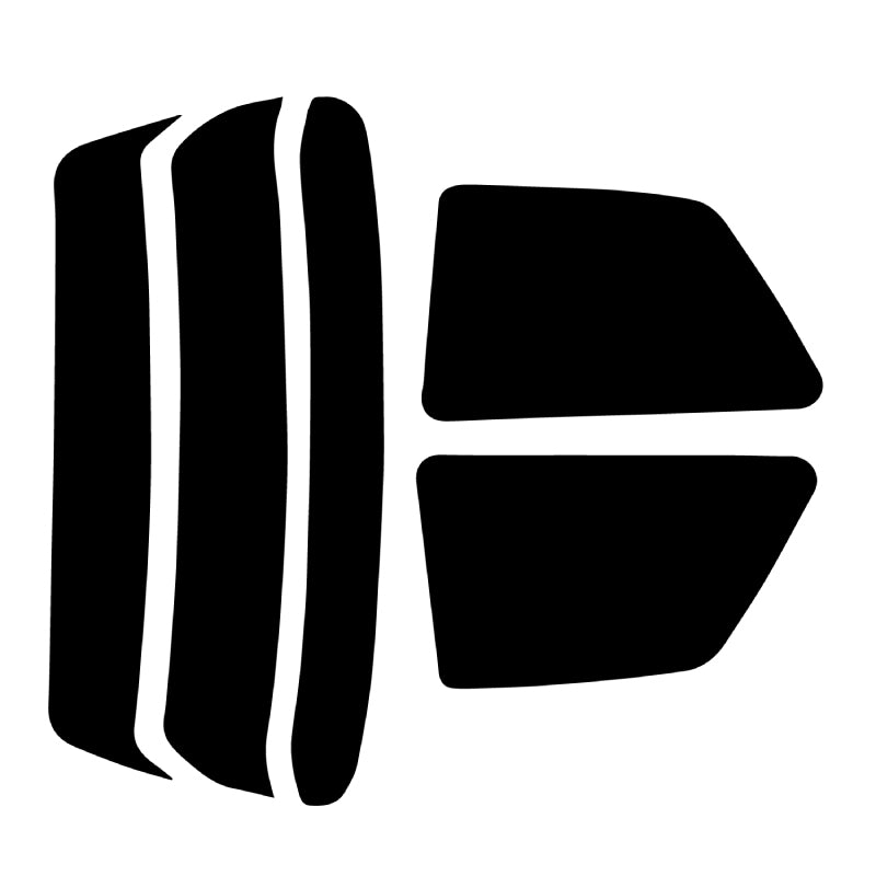 プラススモーク(原着ハードコートタイプ)  トヨタ スターレット  3ドア  (NP80/EP82・85)カット済みカーフィルム リアセット スモークフィルム 車検対応