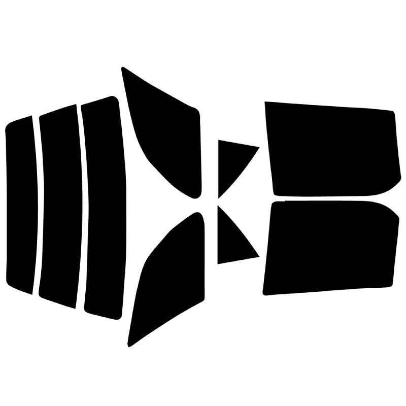 プラススモーク(原着ハードコートタイプ)  トヨタ スプリンターカリブ  (AE111G・114G・115G)カット済みカーフィルム リアセット スモークフィルム 車検対応