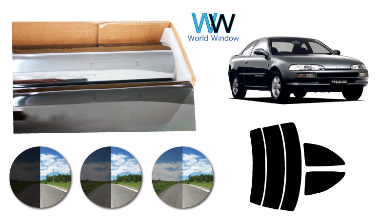 プラススモーク(原着ハードコートタイプ) トヨタ スプリンタートレノ クーペ (AE100・101)カット済みカーフィルム リアセット スモークフィルム 車検対応