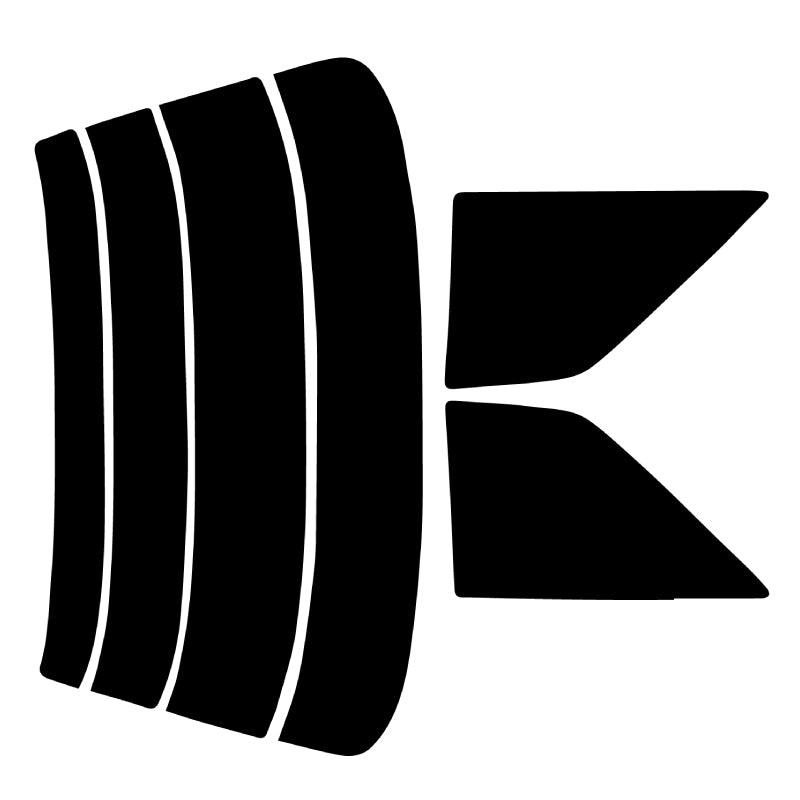 プラススモーク(原着ハードコートタイプ)  トヨタ スプリンタートレノ クーペ  (AE91・92)カット済みカーフィルム リアセット スモークフィルム 車検対応