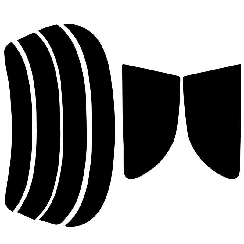 プラススモーク(原着ハードコートタイプ) トヨタ スプリンターマリノ (AE100・101)カット済みカーフィルム リアセット スモークフィルム 車検対応