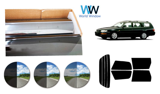 プラススモーク(原着ハードコートタイプ)  トヨタ セプター  ワゴン(VCV15W/SXV15W)カット済みカーフィルム リアセット スモークフィルム 車検対応