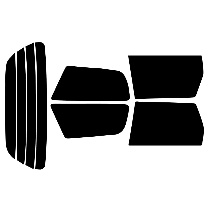 【ノーマルスモーク (ハードコートフィルム) 】 トヨタ セプター ワゴン (VCV15W/SXV15W) カット済みカーフィルム リアセット スモークフィルム