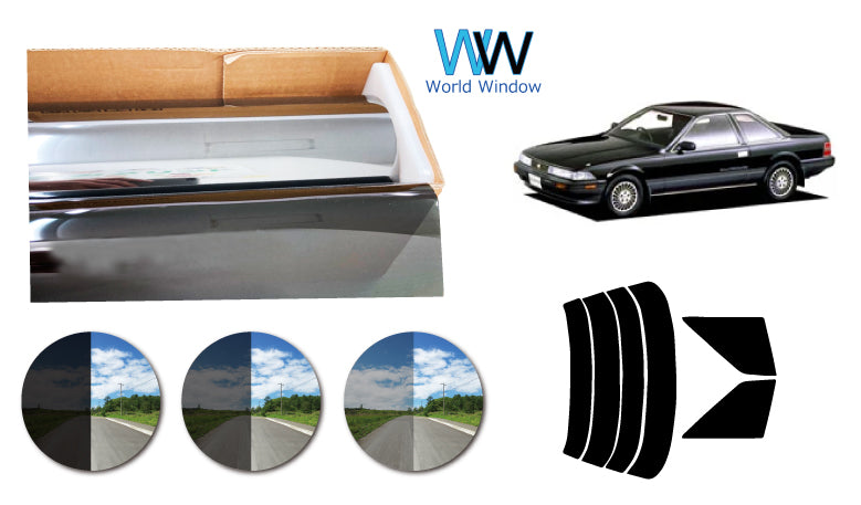 プラススモーク(原着ハードコートタイプ) トヨタ ソアラ 前期 (MZ20・21/GZ20)カット済みカーフィルム リアセット スモークフィルム 車検対応