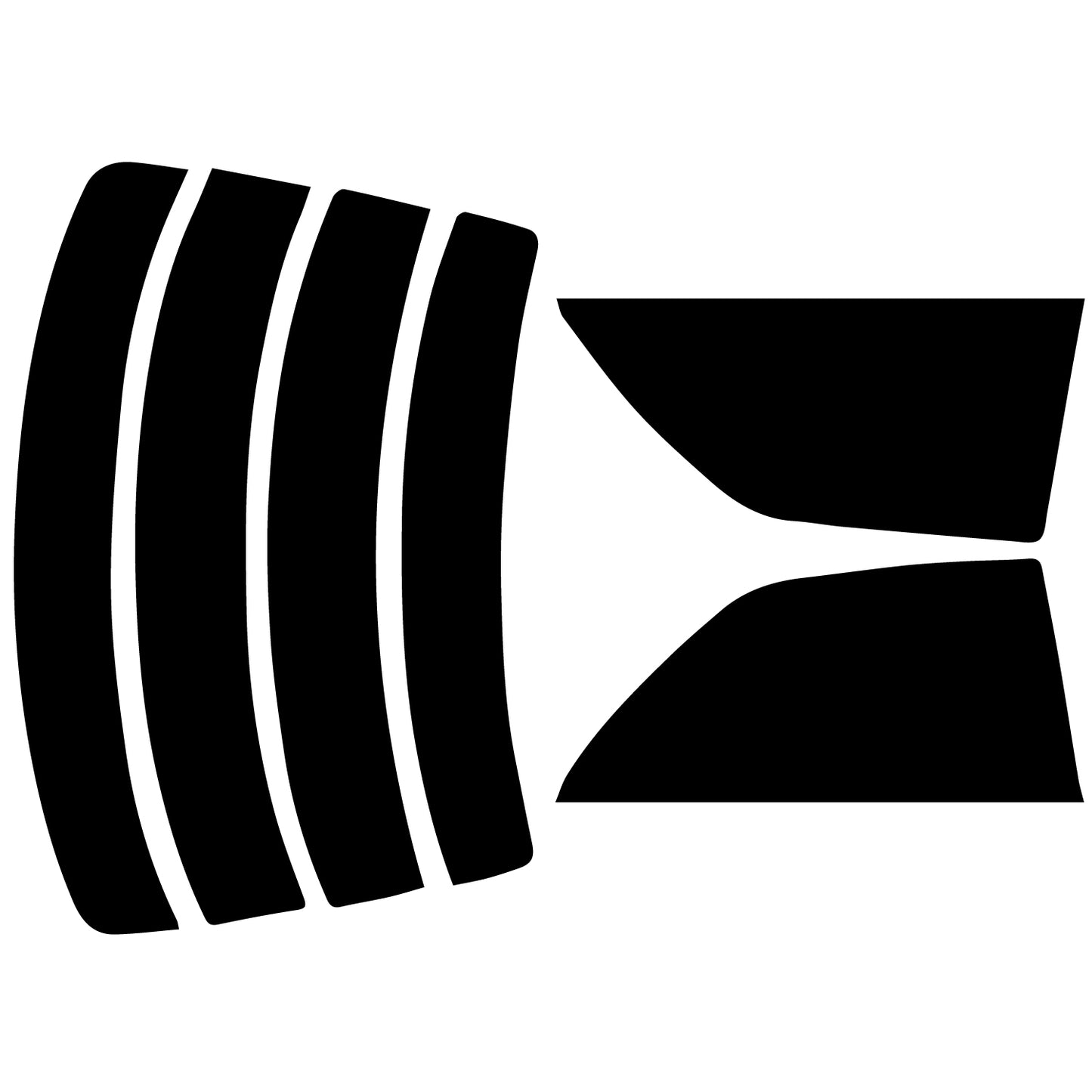 プラススモーク(原着ハードコートタイプ) トヨタ チェイサー (LX/JZX/GX100・101・105)カット済みカーフィルム リアセット スモークフィルム 車検対応