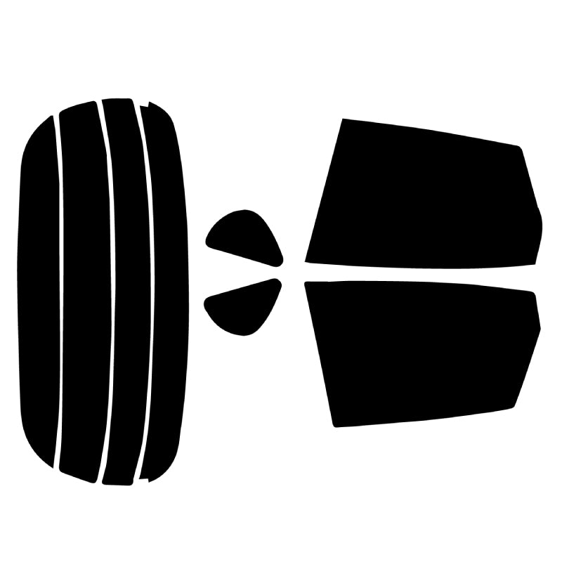 プラススモーク(原着ハードコートタイプ) トヨタ デュエット (M100・101・110)カット済みカーフィルム リアセット スモークフィルム 車検対応