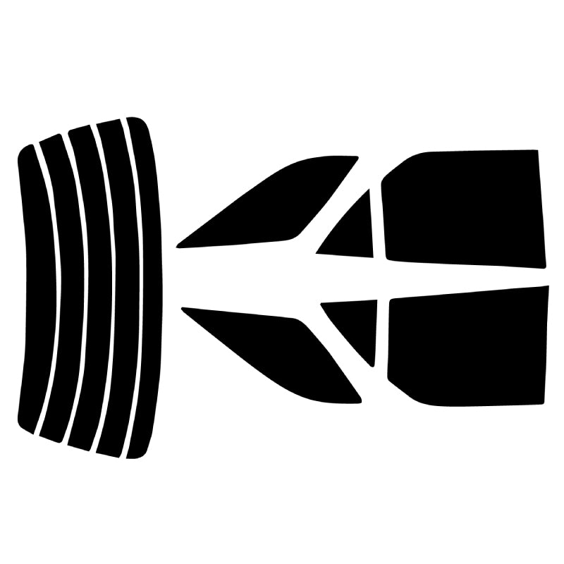 プラススモーク(原着ハードコートタイプ) トヨタ ハリアー (SXU/MCU/ACU10・15)カット済みカーフィルム リアセット スモークフィルム 車検対応