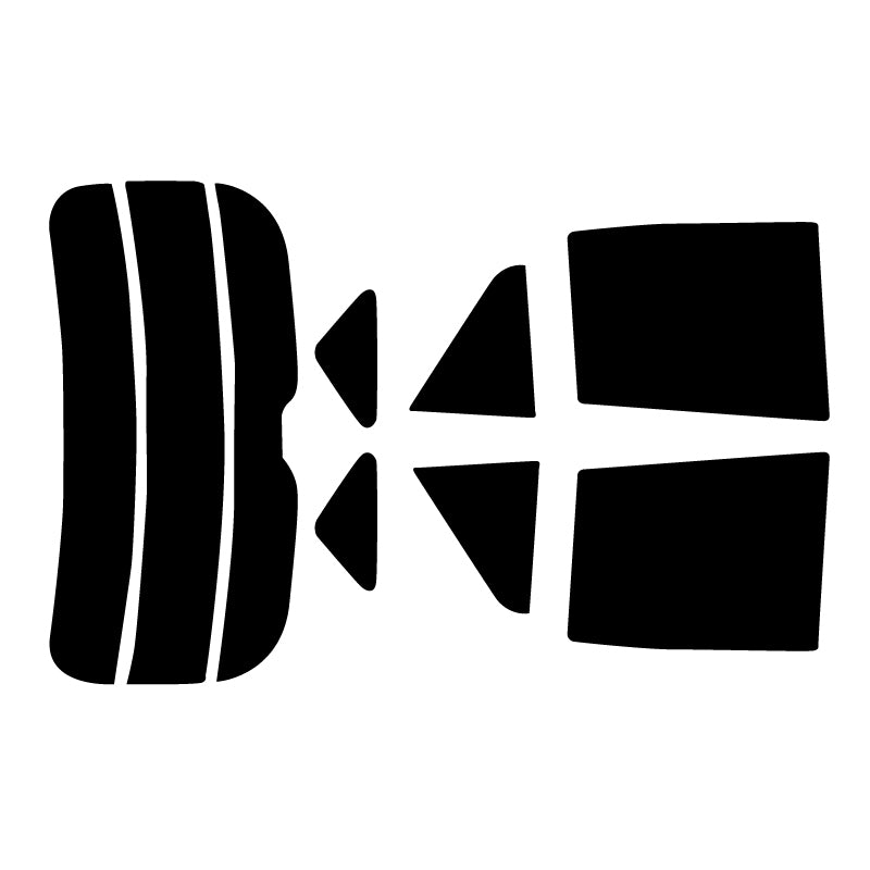 プラススモーク(原着ハードコートタイプ) トヨタ ハリアー/ハリアーハイブリッド (MCU/ACU/GSU/MHU30・31・35・36・38)カット済みカーフィルム リアセット スモークフィルム 車検対応