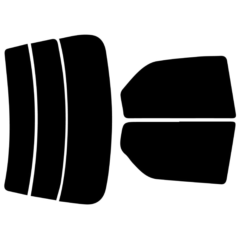 プラススモーク(原着ハードコートタイプ) トヨタ ビスタ 4ドアセダン (ZZV/SV/AZV50・55)カット済みカーフィルム リアセット スモークフィルム 車検対応