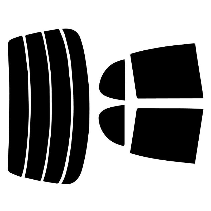 プラススモーク(原着ハードコートタイプ) トヨタ プラッツ (NCP/SCP11・12・16)カット済みカーフィルム リアセット スモークフィルム 車検対応