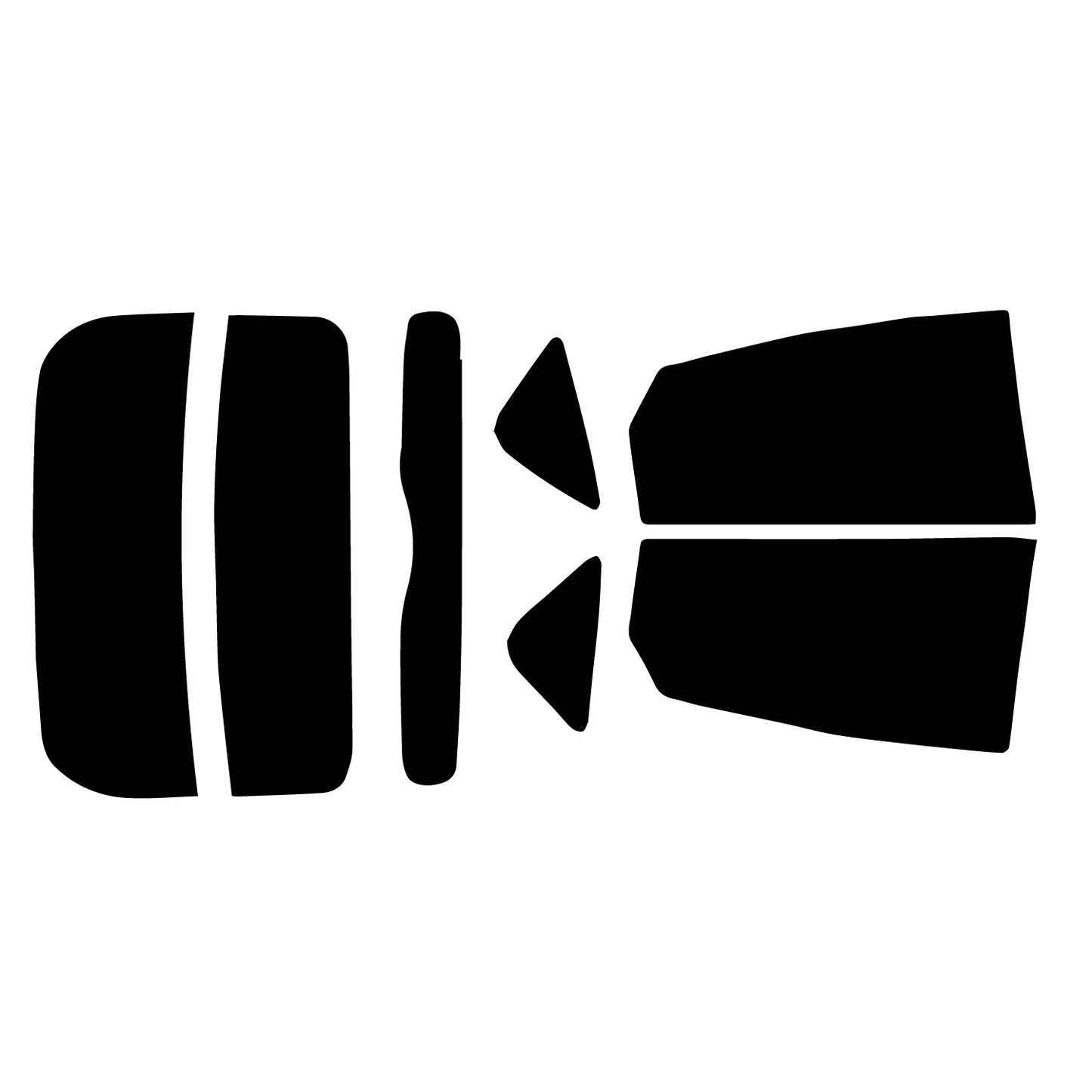 プラススモーク(原着ハードコートタイプ) トヨタ プリウス (NHW20)カット済みカーフィルム リアセット スモークフィルム 車検対応