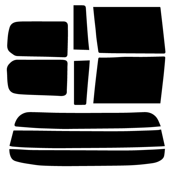 プラススモーク(原着ハードコートタイプ)  トヨタ  プロボックス (NLP51V / NCP50V / NCP51V / NCP52V / NCP55V / NCP58G / NCP59G H14.6~ NCP160V / NCP165V / NSP160V  H26.9~ )カット済みカーフィルム リアセット スモークフィルム 車検対応