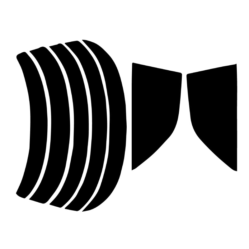 プラススモーク(原着ハードコートタイプ)  トヨタ  マーク2  4ドアハードトップ (SX/LX/JZX/GX90・91・93)カット済みカーフィルム リアセット スモークフィルム 車検対応