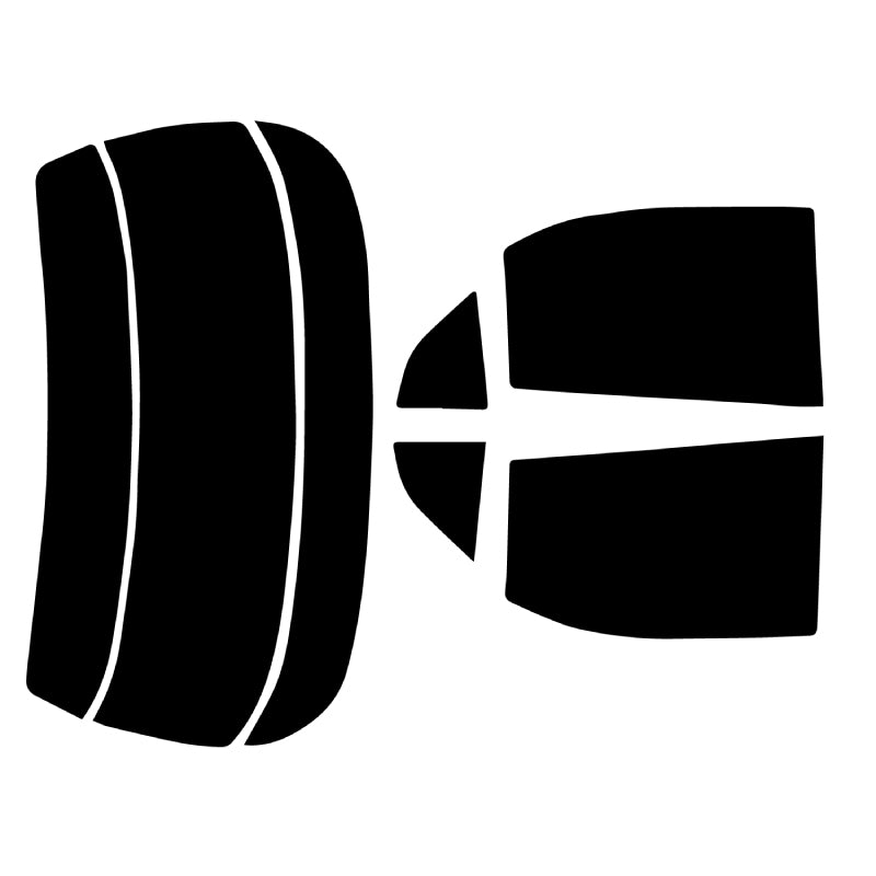 【ノーマルスモーク (ハードコートフィルム) 】 トヨタ マジェスタ 4ドアセダン (UZS/JZS171・173・175・177) カット済みカーフィルム リアセット スモークフィルム