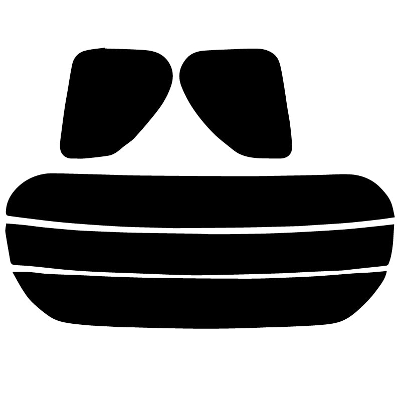 プラススモーク(原着ハードコートタイプ)  トヨタ  IQ  (KGJ10 NGJ10)カット済みカーフィルム リアセット スモークフィルム 車検対応