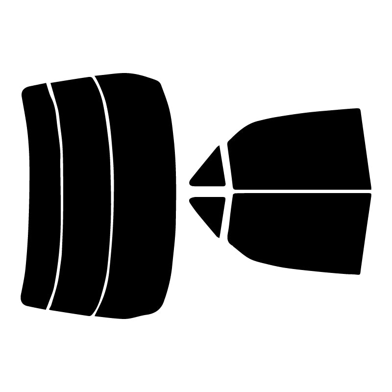 プラススモーク(原着ハードコートタイプ) トヨタ クラウン 4ドアセダン (GRS200・201・202・203・204/GWS204)カット済みカーフィルム リアセット スモークフィルム 車検対応