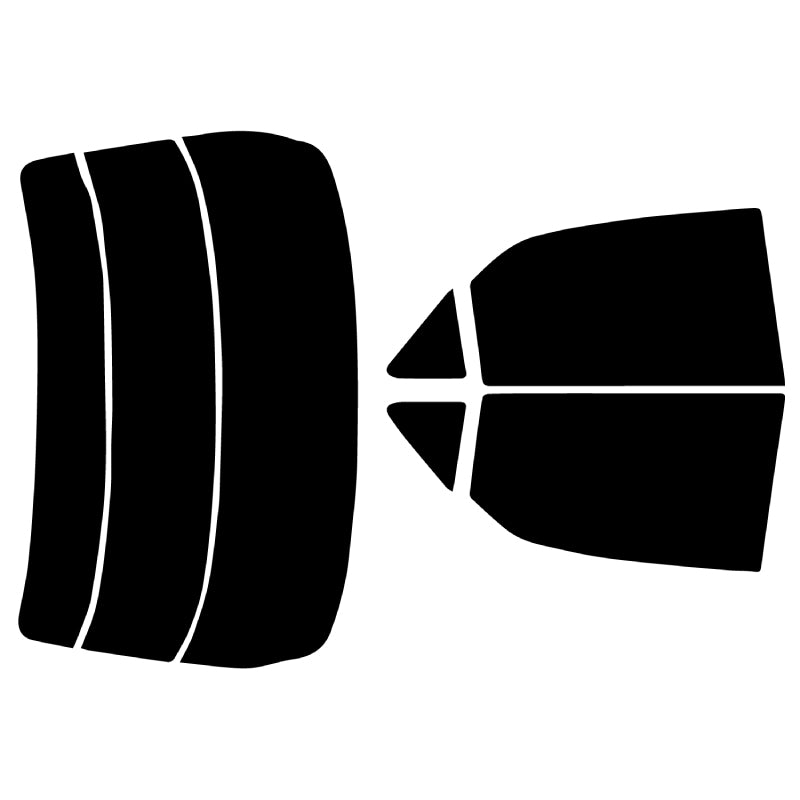 【ノーマルスモーク (ハードコートフィルム) 】トヨタ クラウン 4ドアセダン (GRS200・201・202・203・204/GWS204) カット済みカーフィルム リアセット スモークフィルム