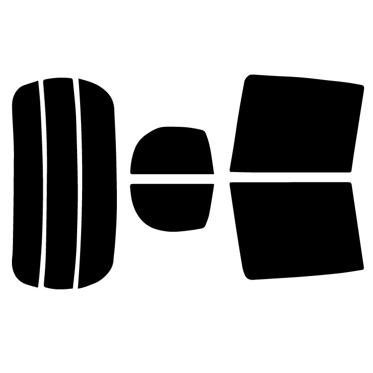 プラススモーク(原着ハードコートタイプ) トヨタ パッソ (KGC30・35/NGC30)カット済みカーフィルム リアセット スモークフィルム 車検対応