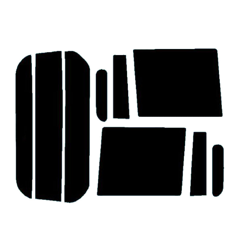 プラススモーク(原着ハードコートタイプ) トヨタ ピクシススペース (L575A・585A)カット済みカーフィルム リアセット スモークフィルム 車検対応