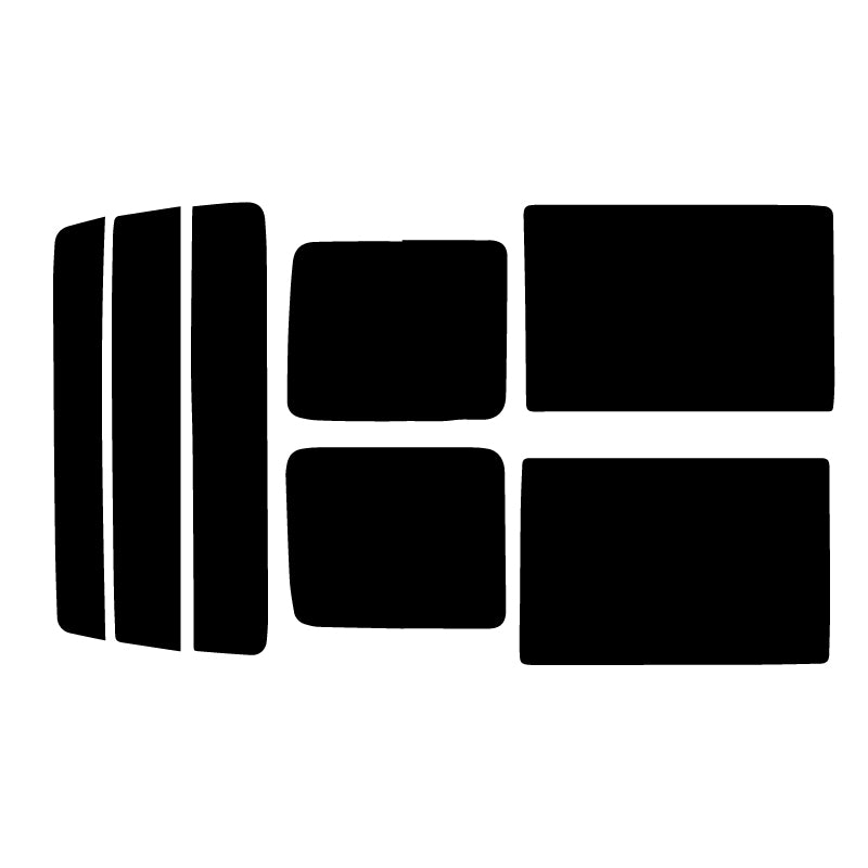 プラススモーク(原着ハードコートタイプ) トヨタ ピクシスバン (S321M / S331M)カット済みカーフィルム リアセット スモークフィルム 車検対応