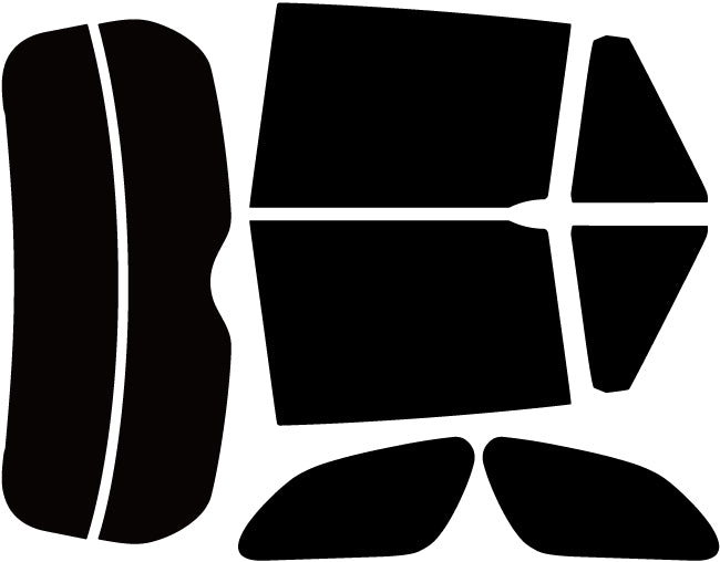 プラススモーク(原着ハードコートタイプ) トヨタ アベンシス ワゴン グレードXi カット済みカーフィルム (ZRT272W) カット済みカーフィルム リアセット スモークフィルム 車検対応