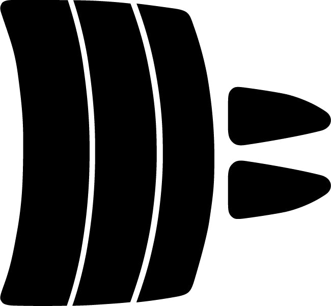 プラススモーク(原着ハードコートタイプ) トヨタ レクサス RC (AVC10 / GSC10)カット済みカーフィルム リアセット スモークフィルム 車検対応