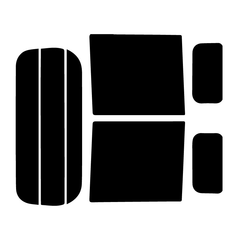 プラススモーク(原着ハードコートタイプ)  トヨタ  ピクシスメガ  (LA700A / LA710A)カット済みカーフィルム リアセット スモークフィルム 車検対応