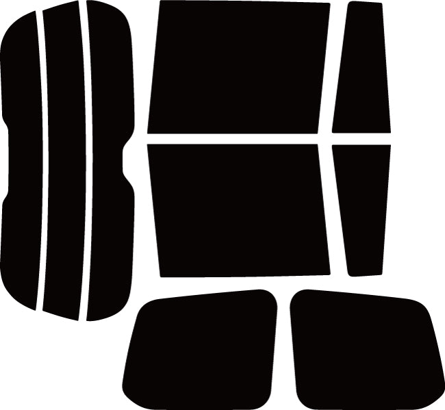 プラススモーク(原着ハードコートタイプ)  トヨタ  レクサス LX   (URJ201W)カット済みカーフィルム リアセット スモークフィルム 車検対応