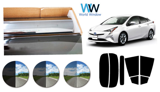 プラススモーク(原着ハードコートタイプ)  トヨタ  プリウス  (50系 ZVW50/ZVW51/ZVW55)カット済みカーフィルム リアセット スモークフィルム 車検対応