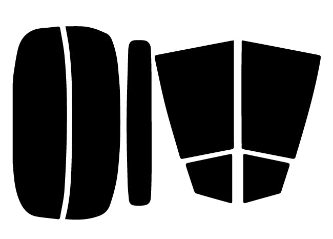 プラススモーク(原着ハードコートタイプ)  トヨタ  プリウス  (50系 ZVW50/ZVW51/ZVW55)カット済みカーフィルム リアセット スモークフィルム 車検対応