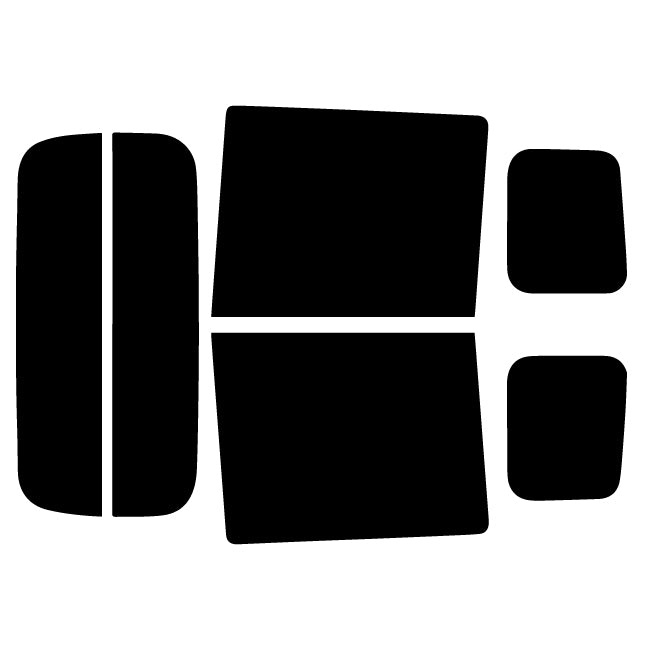 プラススモーク(原着ハードコートタイプ)  トヨタ  タンク / タンクカスタム  (M900A / M910A)カット済みカーフィルム リアセット スモークフィルム 車検対応