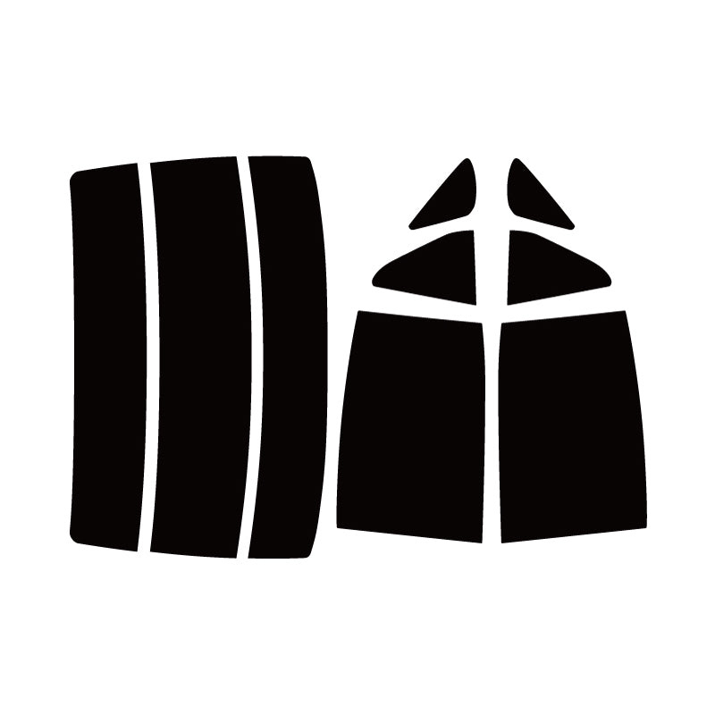 プラススモーク(原着ハードコートタイプ)  トヨタ  レクサス  (LS500 / LS500h ハイブリッド)  (GVF50 / GVF55 / VXFA50 / VXFA55)カット済みカーフィルム リアセット スモークフィルム 車検対応