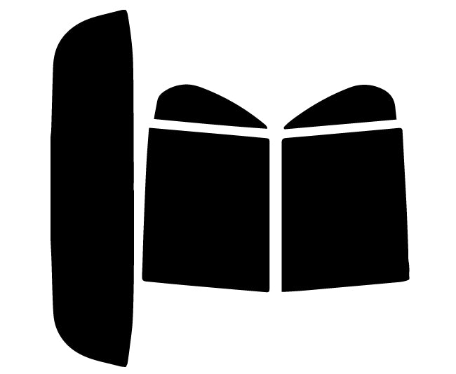 プラススモーク(原着ハードコートタイプ) トヨタ ハイラックス トラック (GUN125) カット済みカーフィルム リアセット スモークフィルム 車検対応