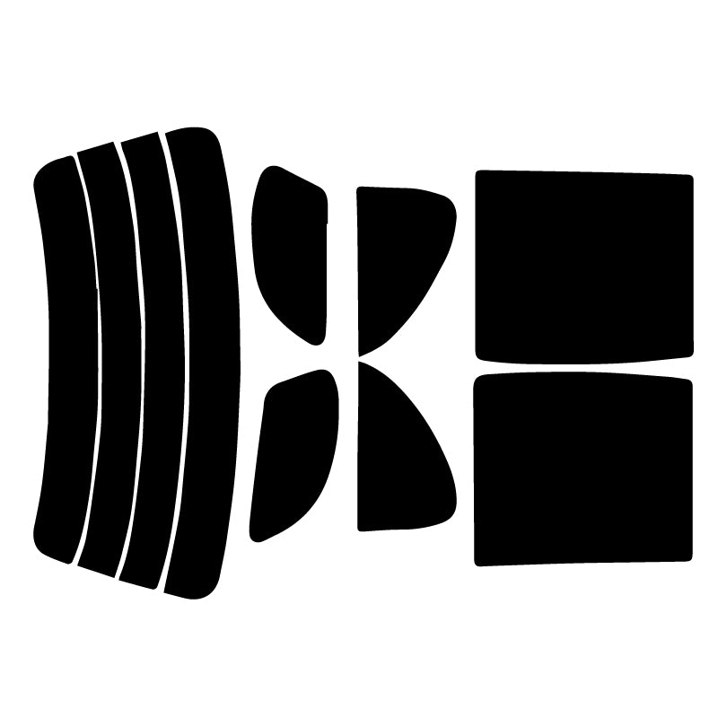 【ノーマルスモーク (ハードコートフィルム) 】 ニッサン  マーチBOX  (WK/WAK11) カット済みカーフィルム リアセット スモークフィルム
