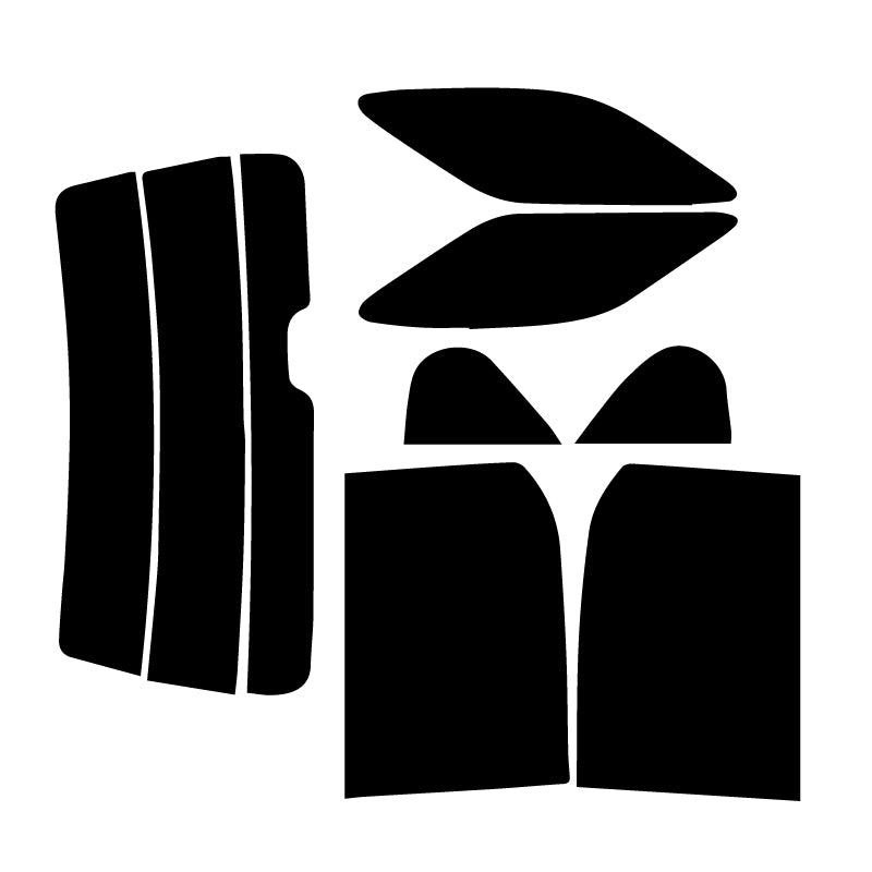 【ノーマルスモーク (ハードコートフィルム) 】 ニッサン ルネッサ (N/NN/PNN30) カット済みカーフィルム リアセット スモークフィルム