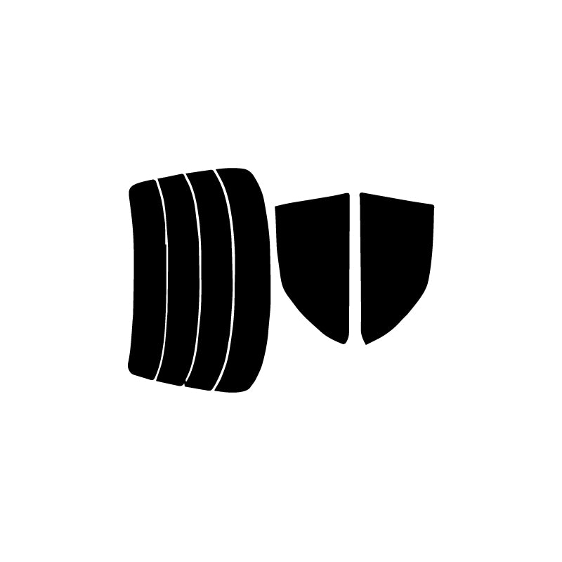 【ノーマルスモーク (ハードコートフィルム) 】 ニッサン レパード  4ドアハードトップ (JPY/JHY/JHBY/JY/JMY/JENY33) カット済みカーフィルム リアセット スモークフィルム